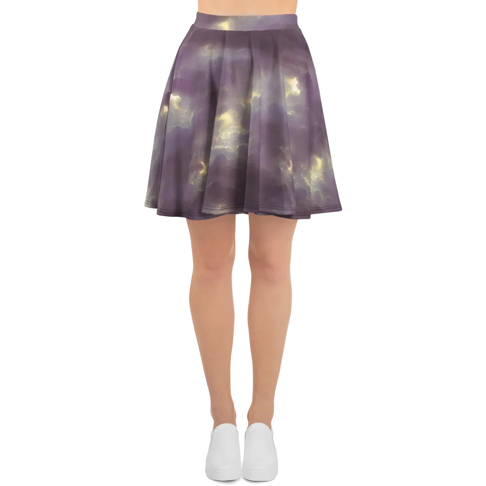 Stormy Muse on Skater Skirt — Front