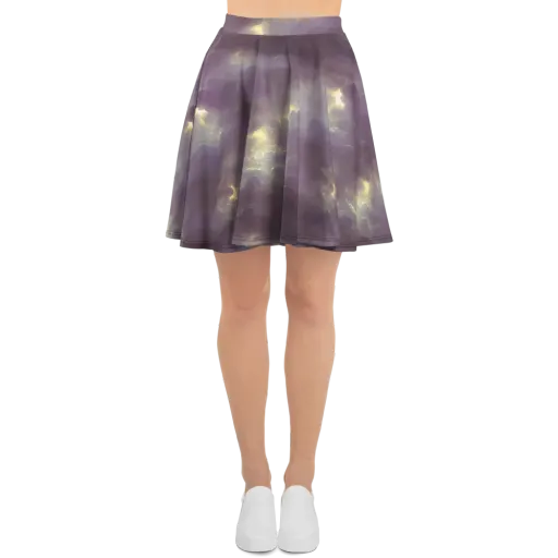 Stormy Muse on a Skater Skirt