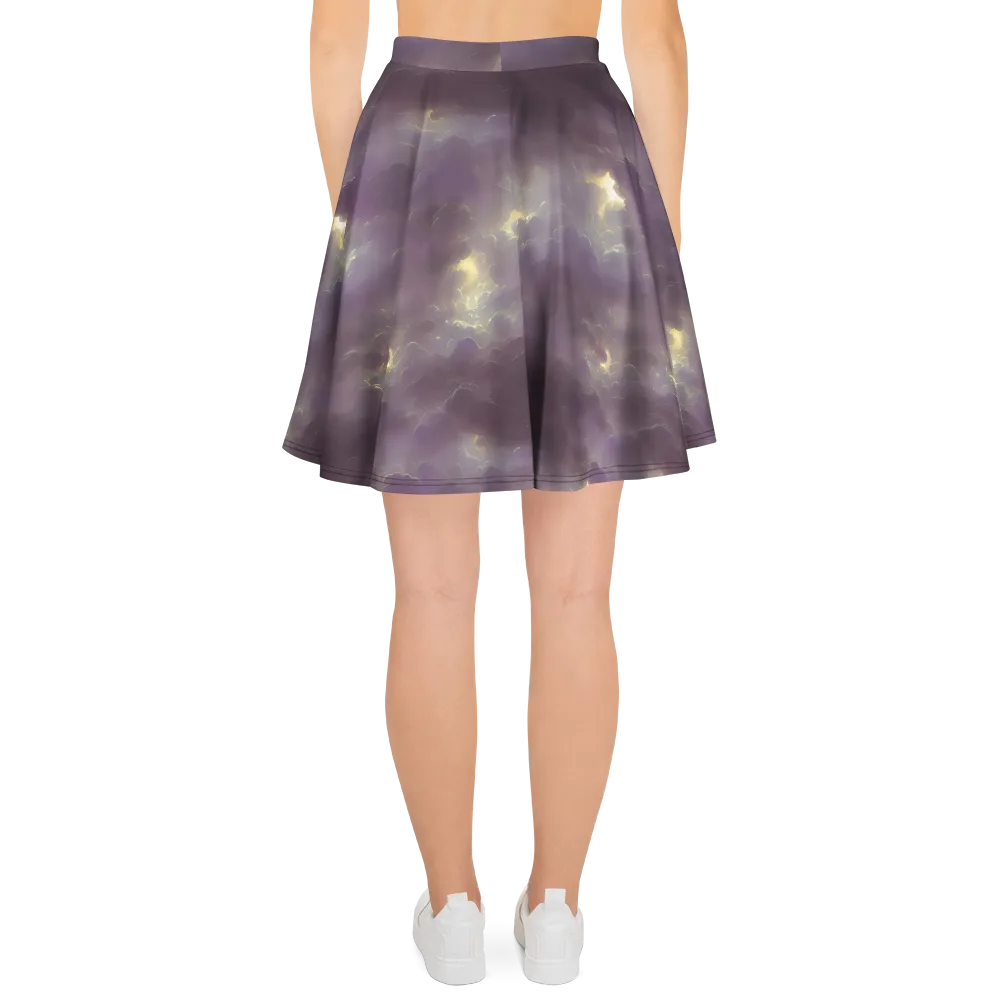 Stormy Muse on Skater Skirt — Back