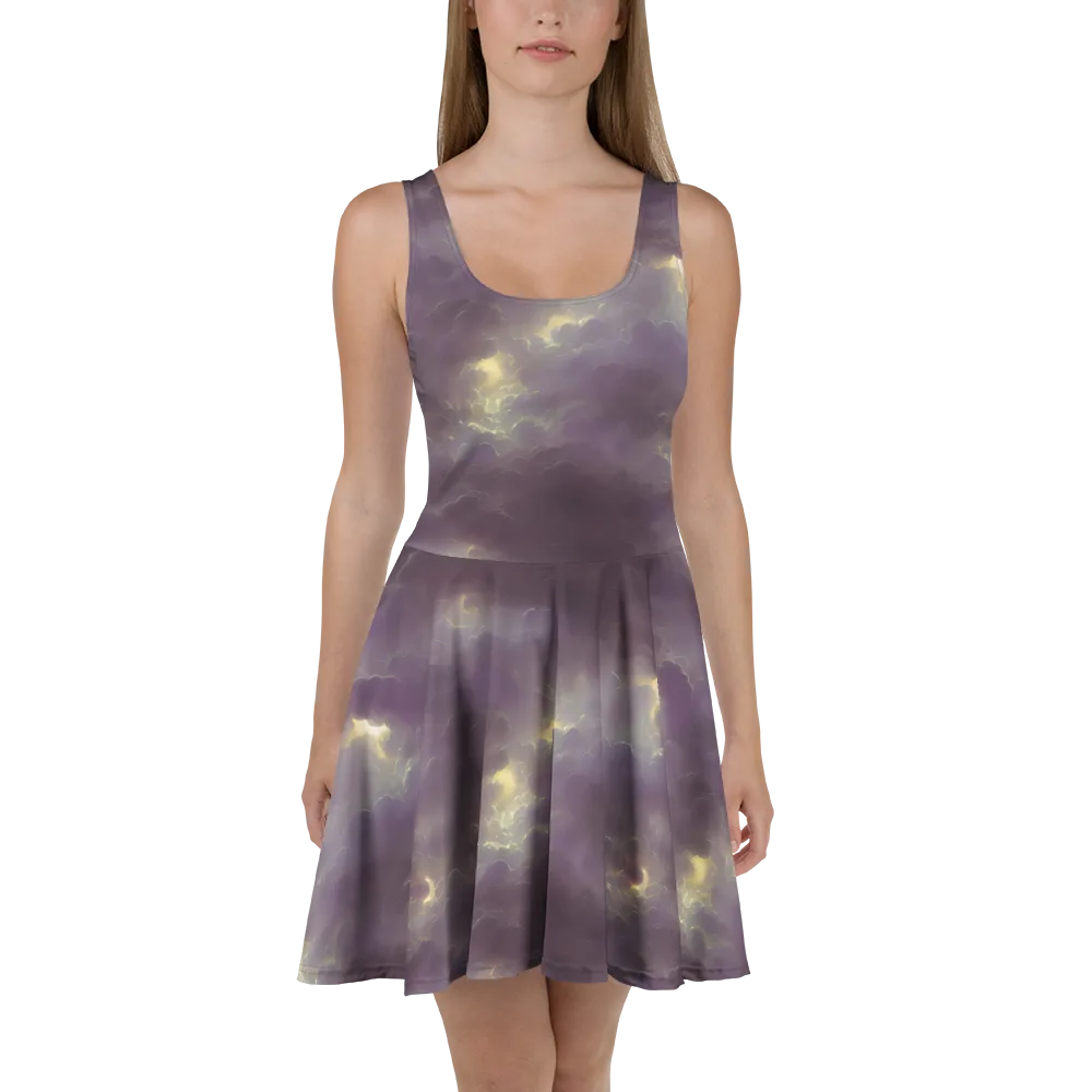 Stormy Muse on Skater Dress — Front