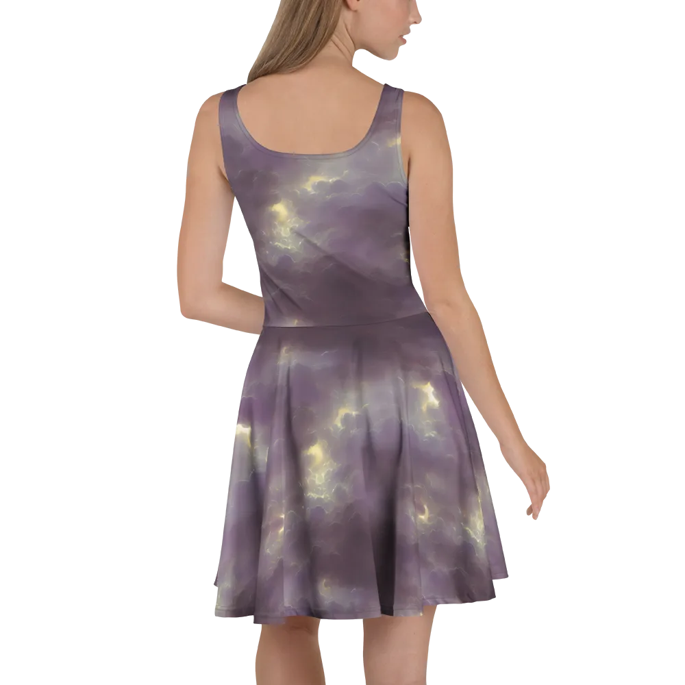 Stormy Muse on Skater Dress — Back
