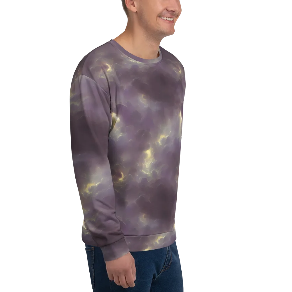 Stormy Muse on Sweatshirt — Right Front
