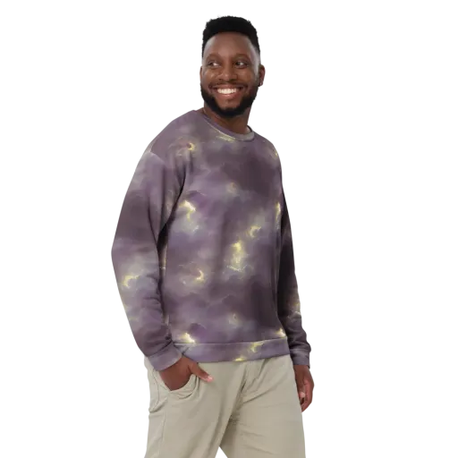 Stormy Muse on a Sweatshirt