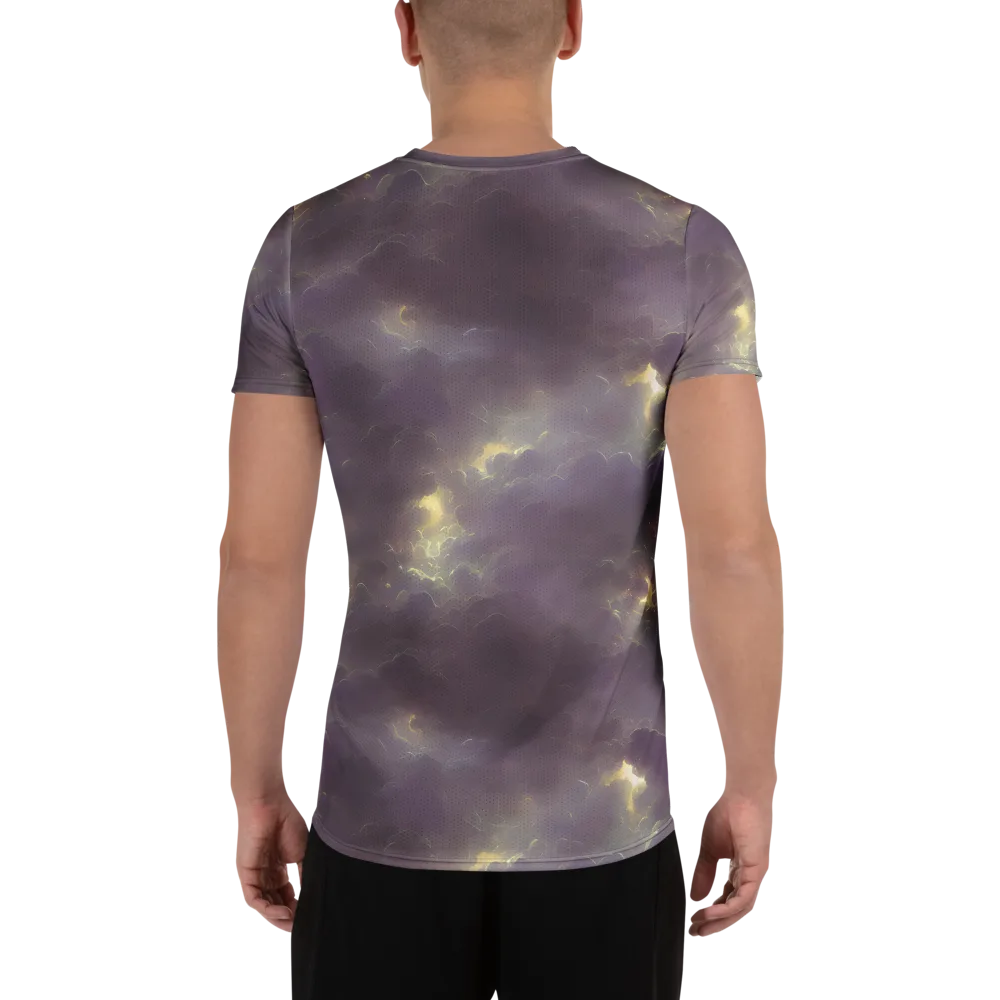 Stormy Muse on Men's Athletic T-Shirt — Back