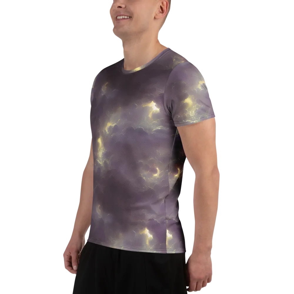Stormy Muse on Men's Athletic T-Shirt — Left