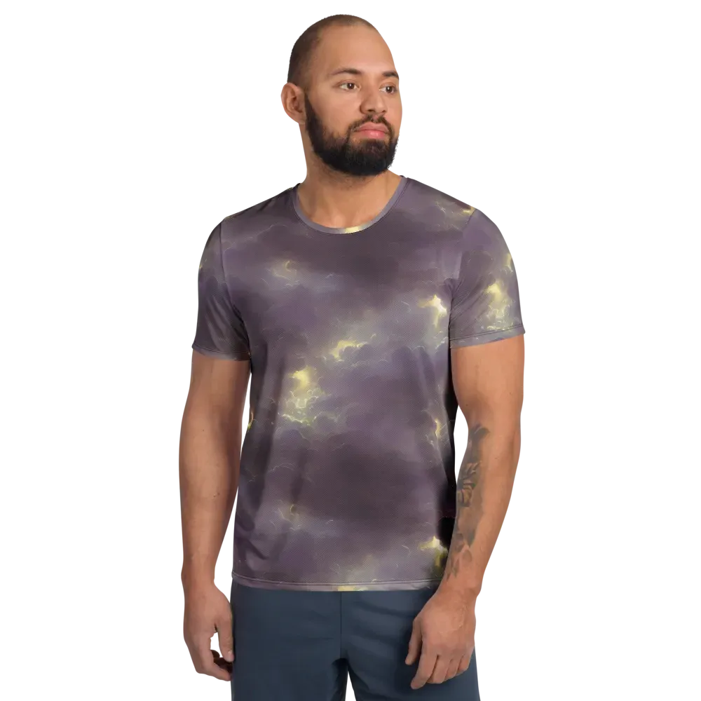 Stormy Muse on Men's Athletic T-Shirt — Front