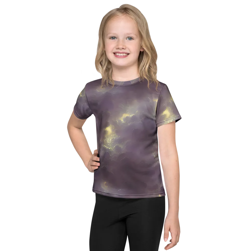 Stormy Muse on Kids Crew Neck T-Shirt — Front
