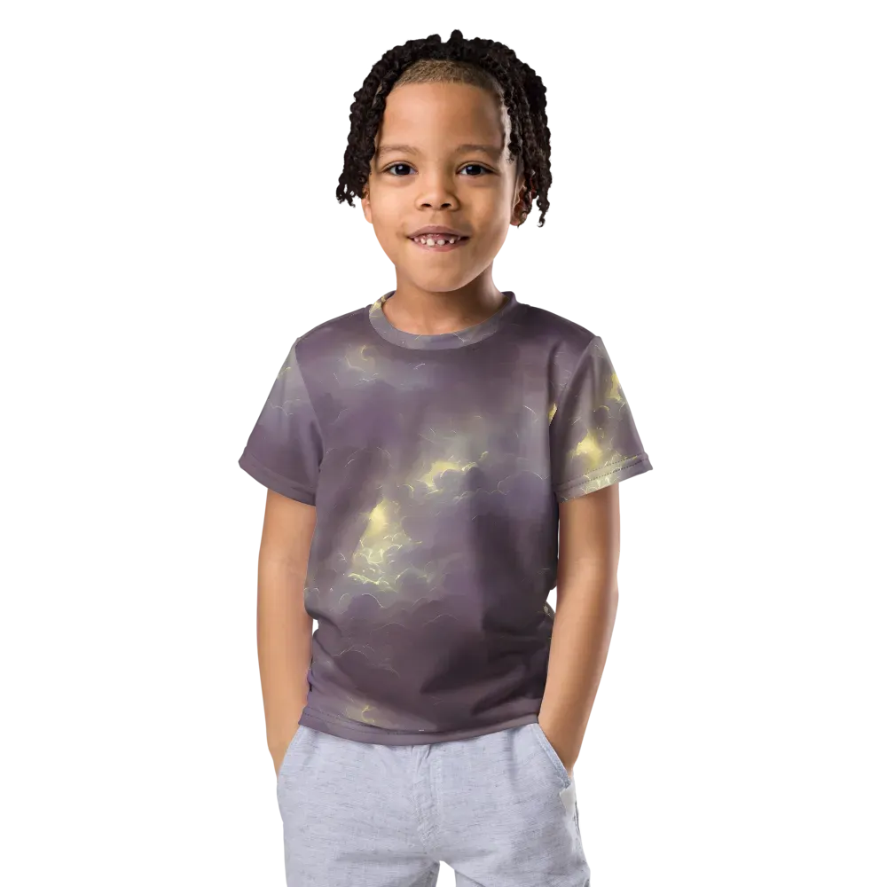Stormy Muse on Kids Crew Neck T-Shirt — Front