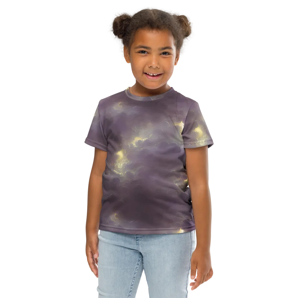 Stormy Muse on Kids Crew Neck T-Shirt — Front