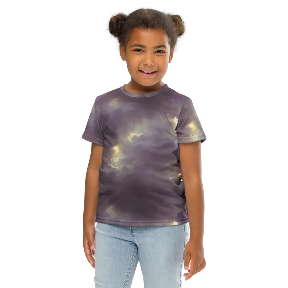 Stormy Muse on Kids Crew Neck T-Shirt — Front