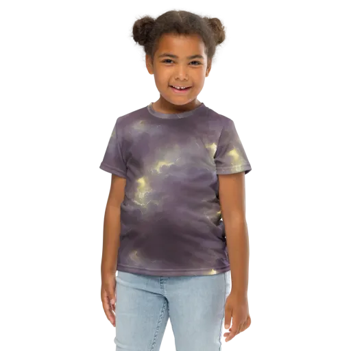 Stormy Muse on a Kids Crew Neck T-Shirt