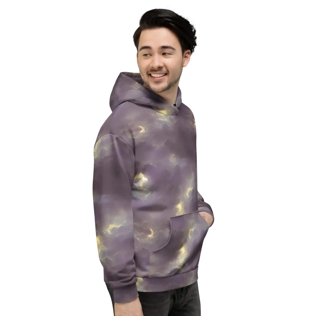 Stormy Muse on Hoodie — Right