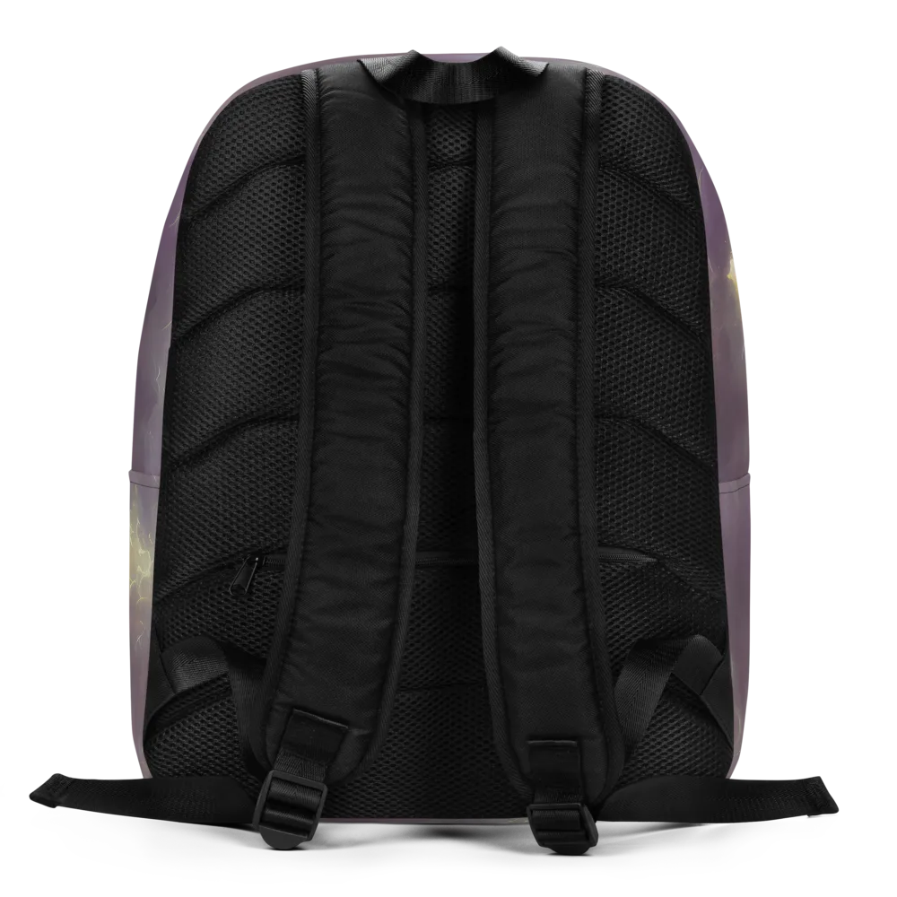 Stormy Muse on Minimalist Backpack — Back