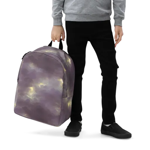 Stormy Muse on a Minimalist Backpack