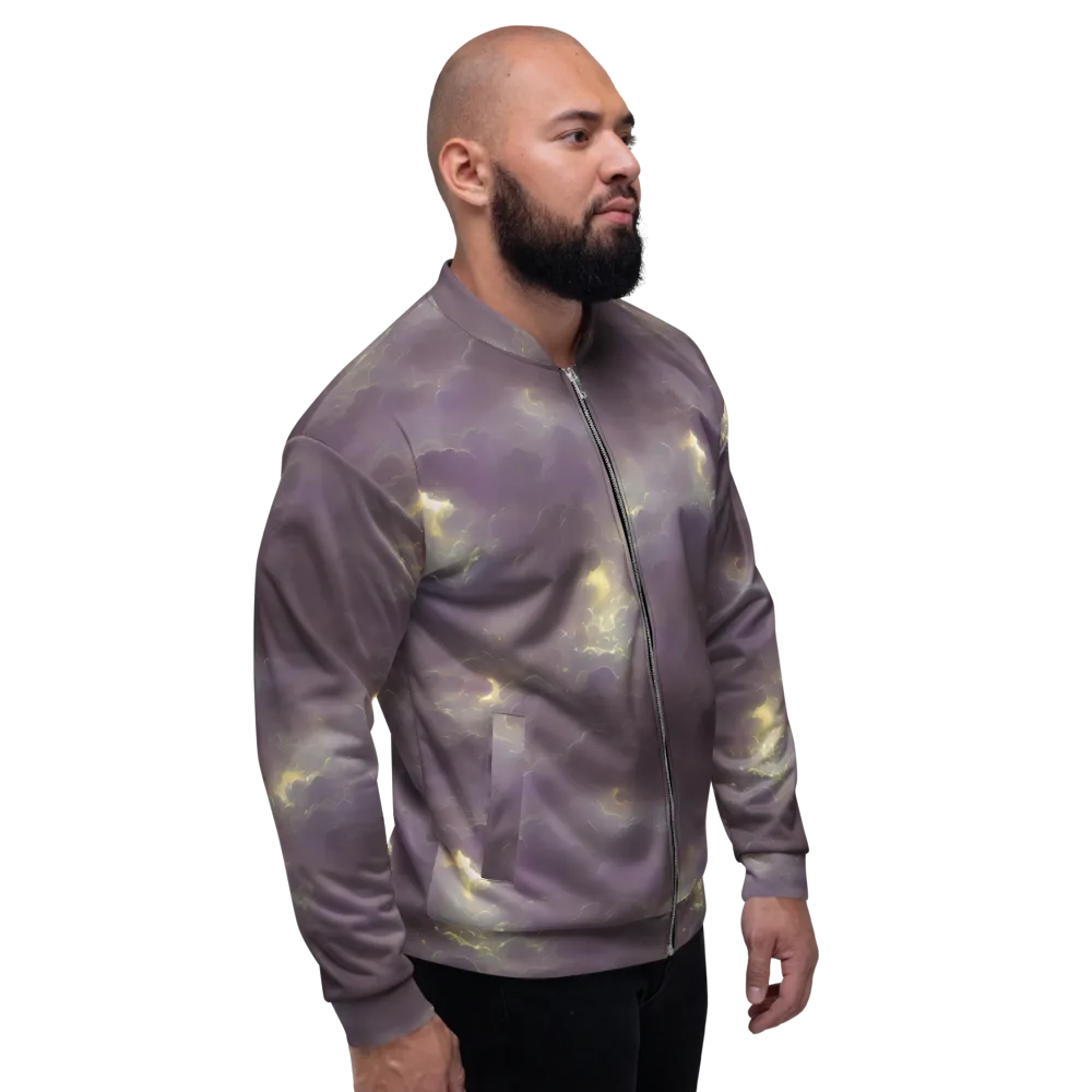 Stormy Muse on Bomber Jacket — Right