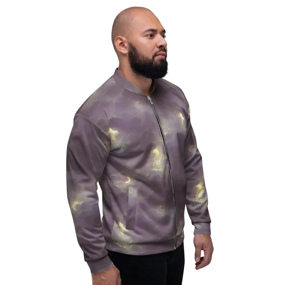 Stormy Muse on Bomber Jacket — Right