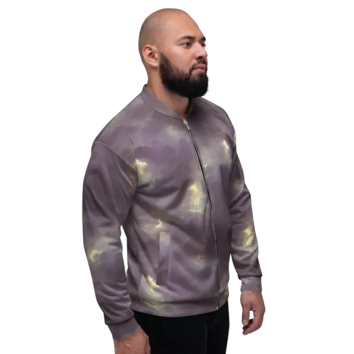 Stormy Muse on a Bomber Jacket