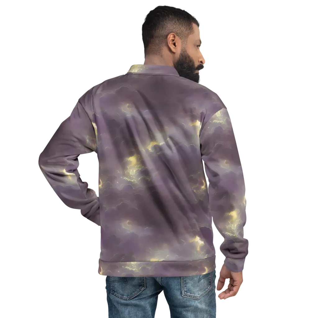 Stormy Muse on Bomber Jacket — Back