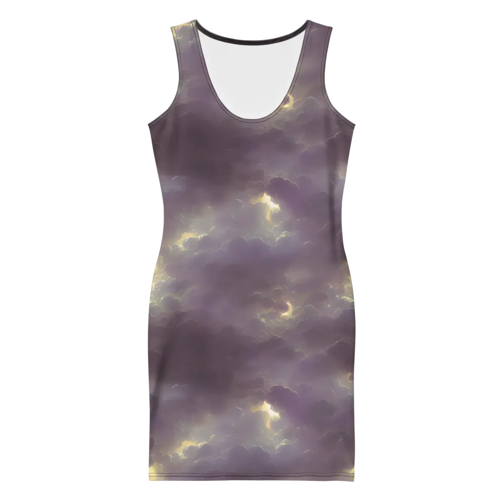 Stormy Muse on Bodycon Dress — Front