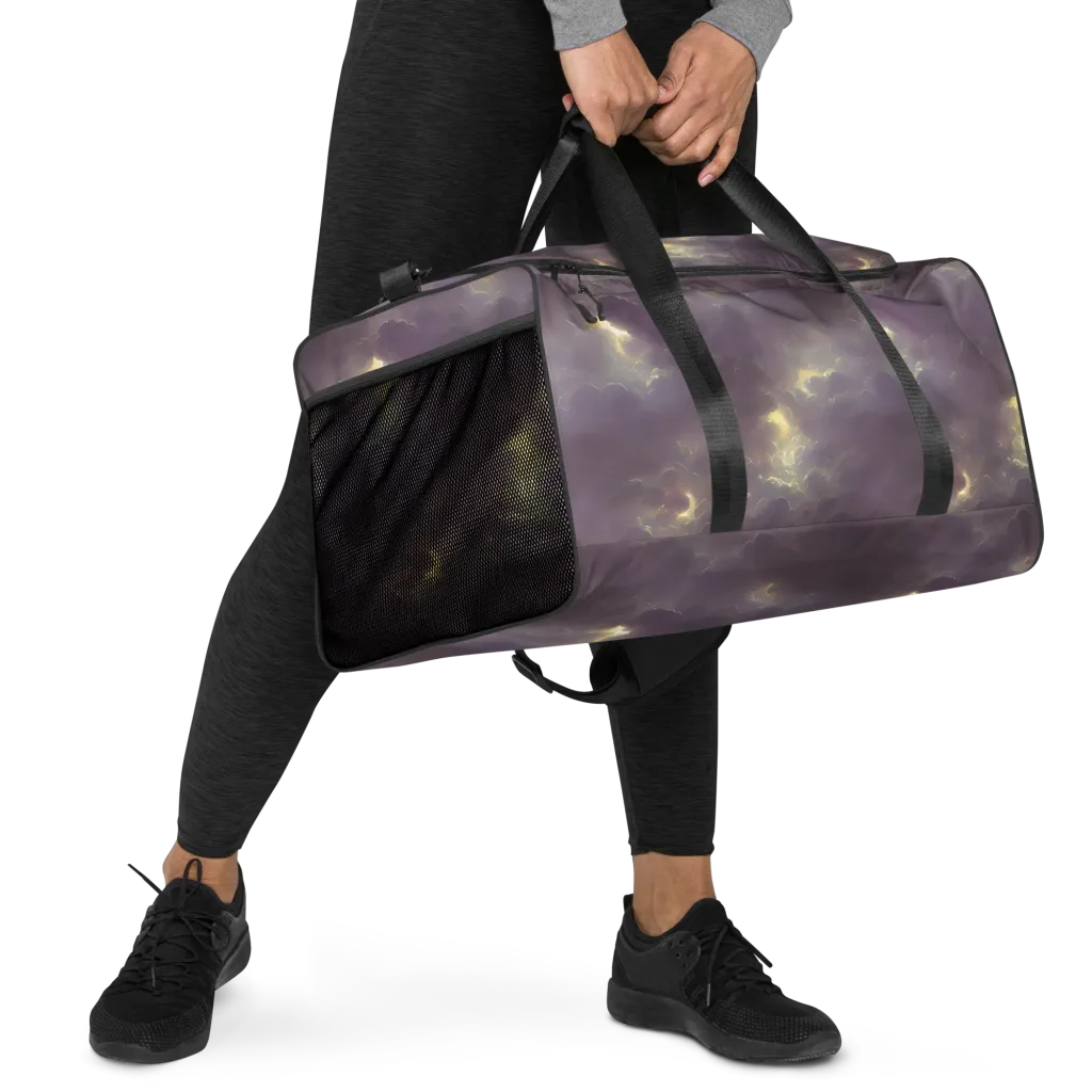 Stormy Muse on Duffle Bag — Right Front