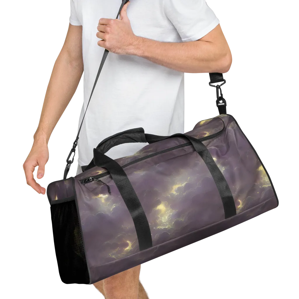 Stormy Muse on Duffle Bag — Right Front