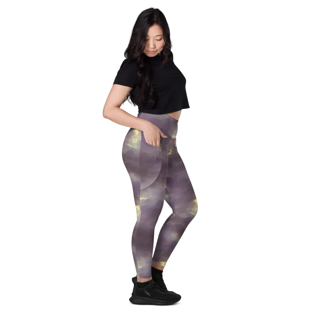 Stormy Muse on Leggings with Pockets — Right