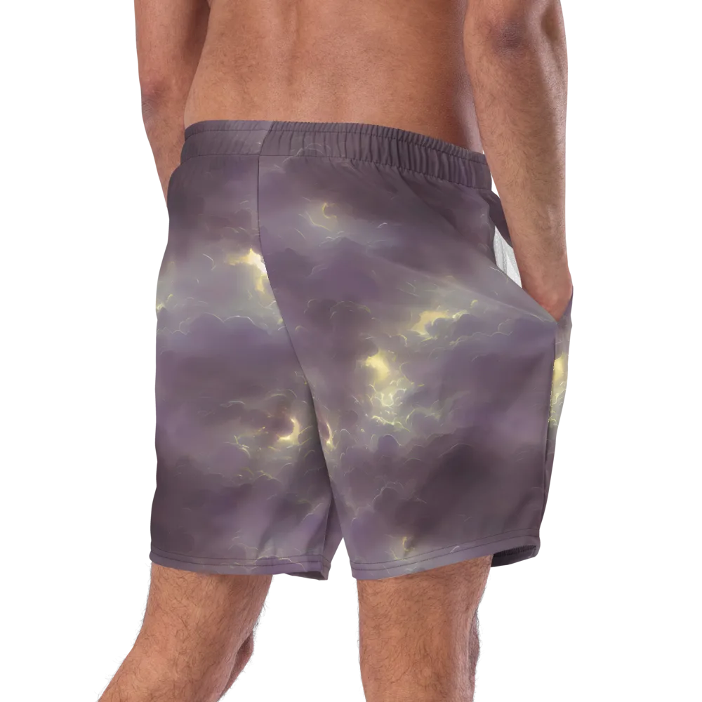 Stormy Muse on Swim Trunks — Right Back