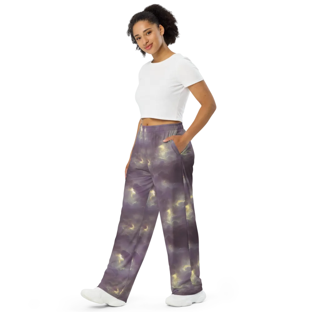 Stormy Muse on Wide-Leg Pants — Left Front