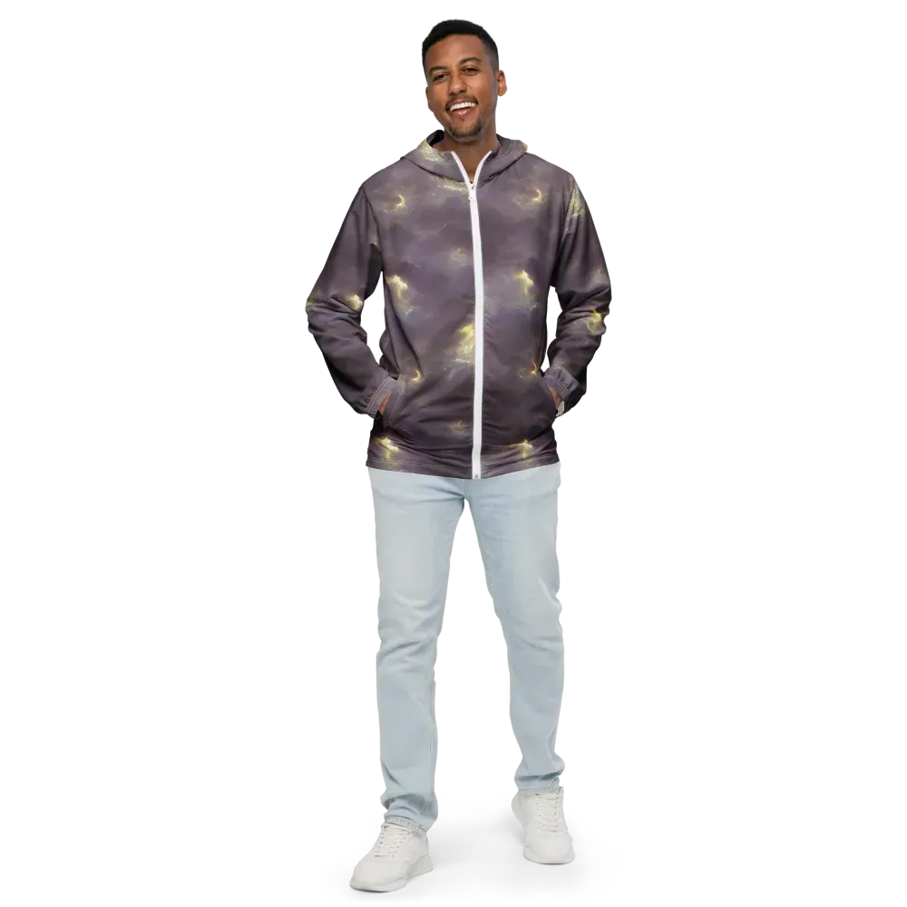 Stormy Muse on Men's Windbreaker — Front