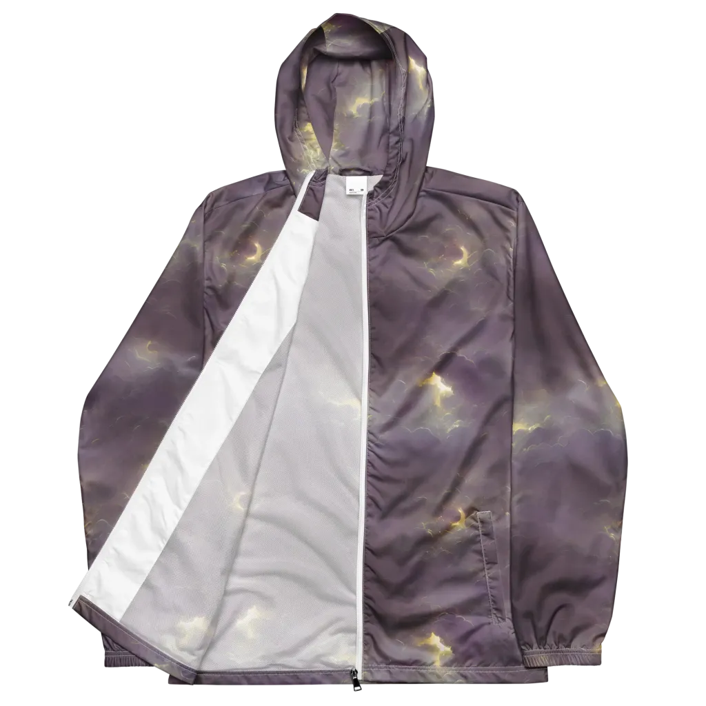 Stormy Muse on Men's Windbreaker — Front
