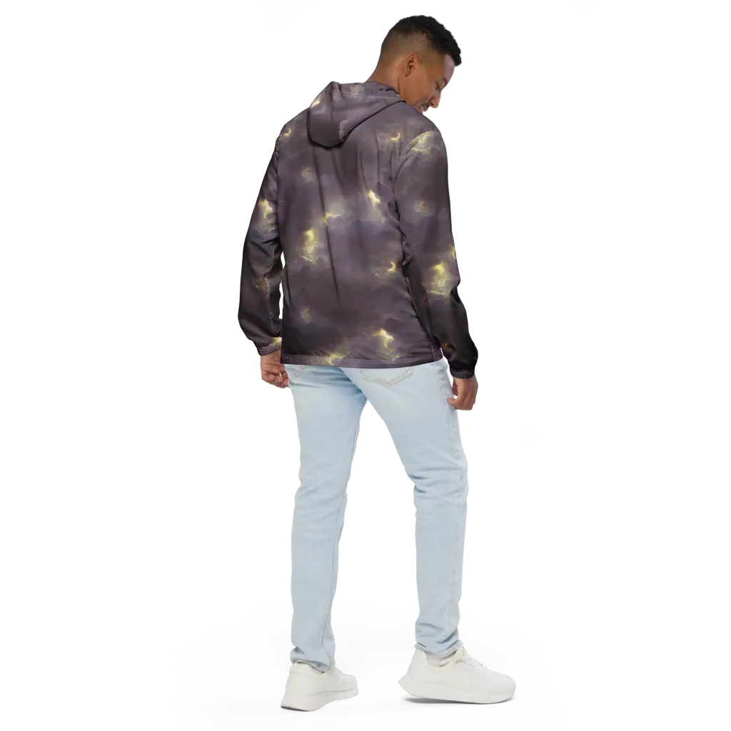 Stormy Muse on Men's Windbreaker — Back