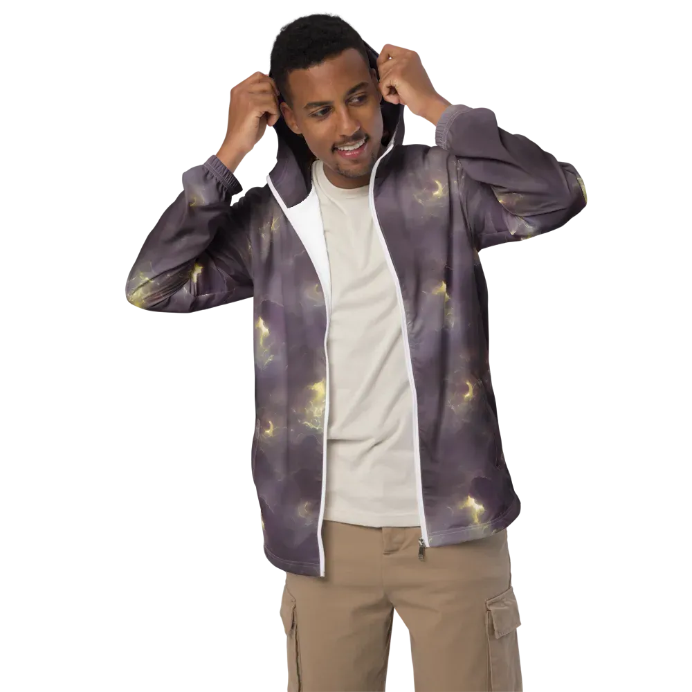 Stormy Muse on Men's Windbreaker — Front