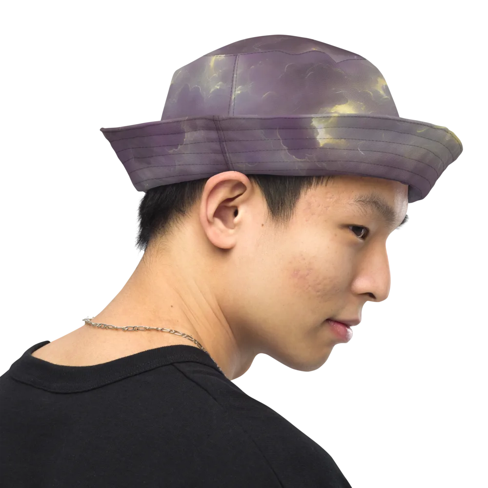 Stormy Muse on Reversible Bucket Hat — Right Outside