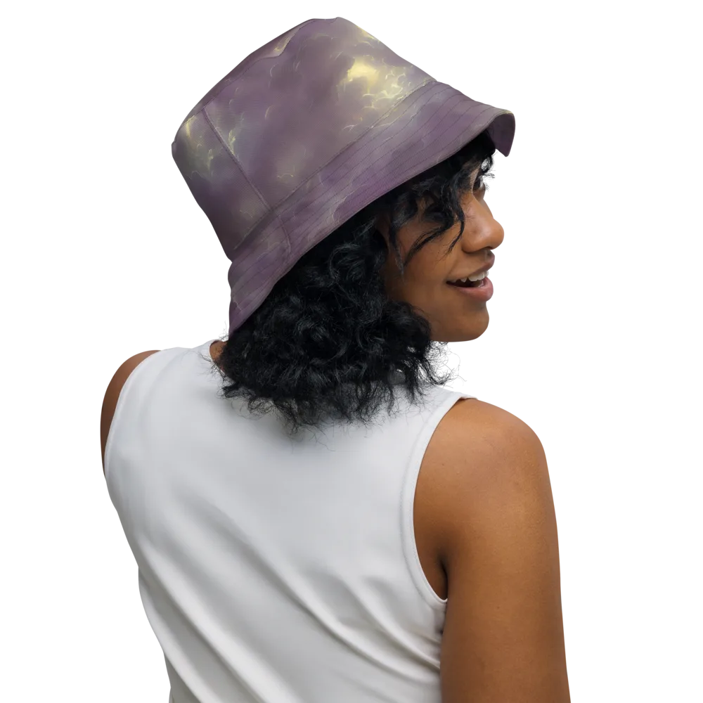 Stormy Muse on Reversible Bucket Hat — Right Outside