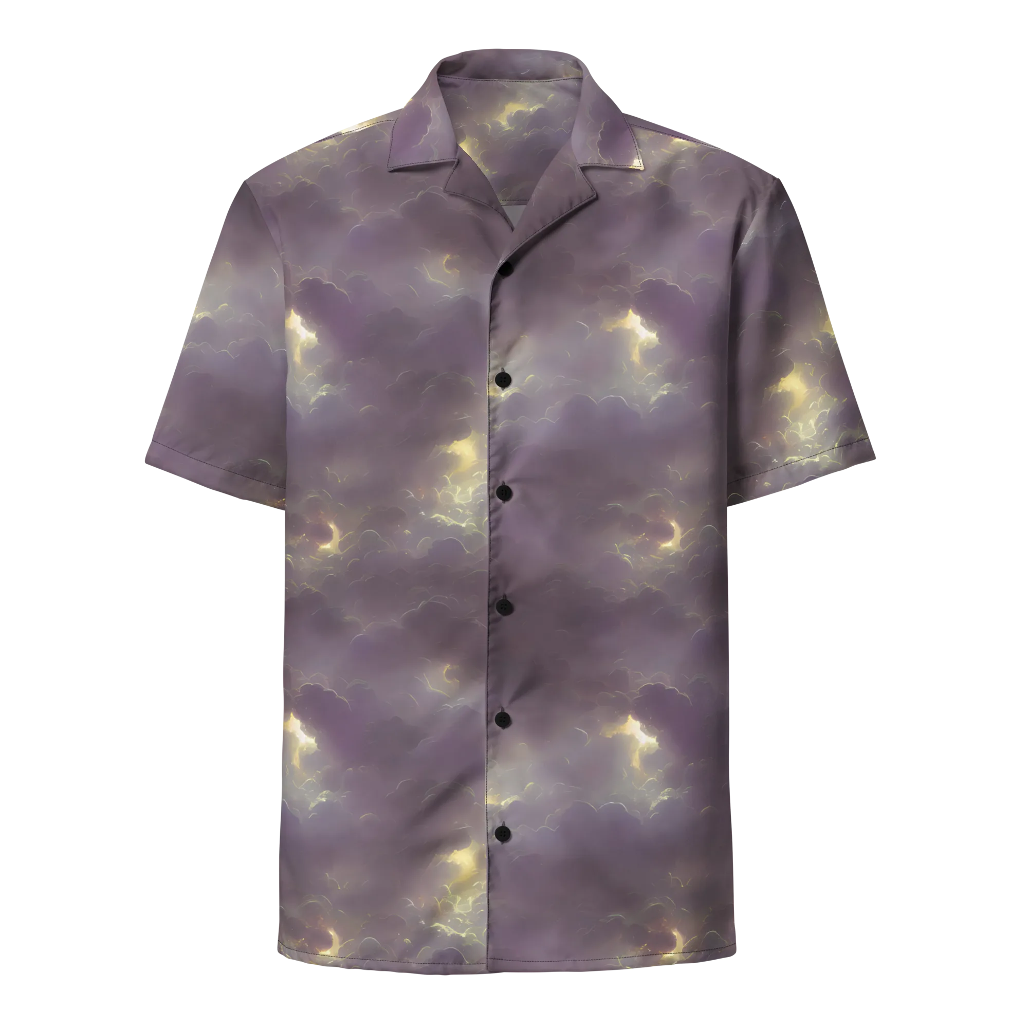 Stormy Muse on Button Shirt — Front