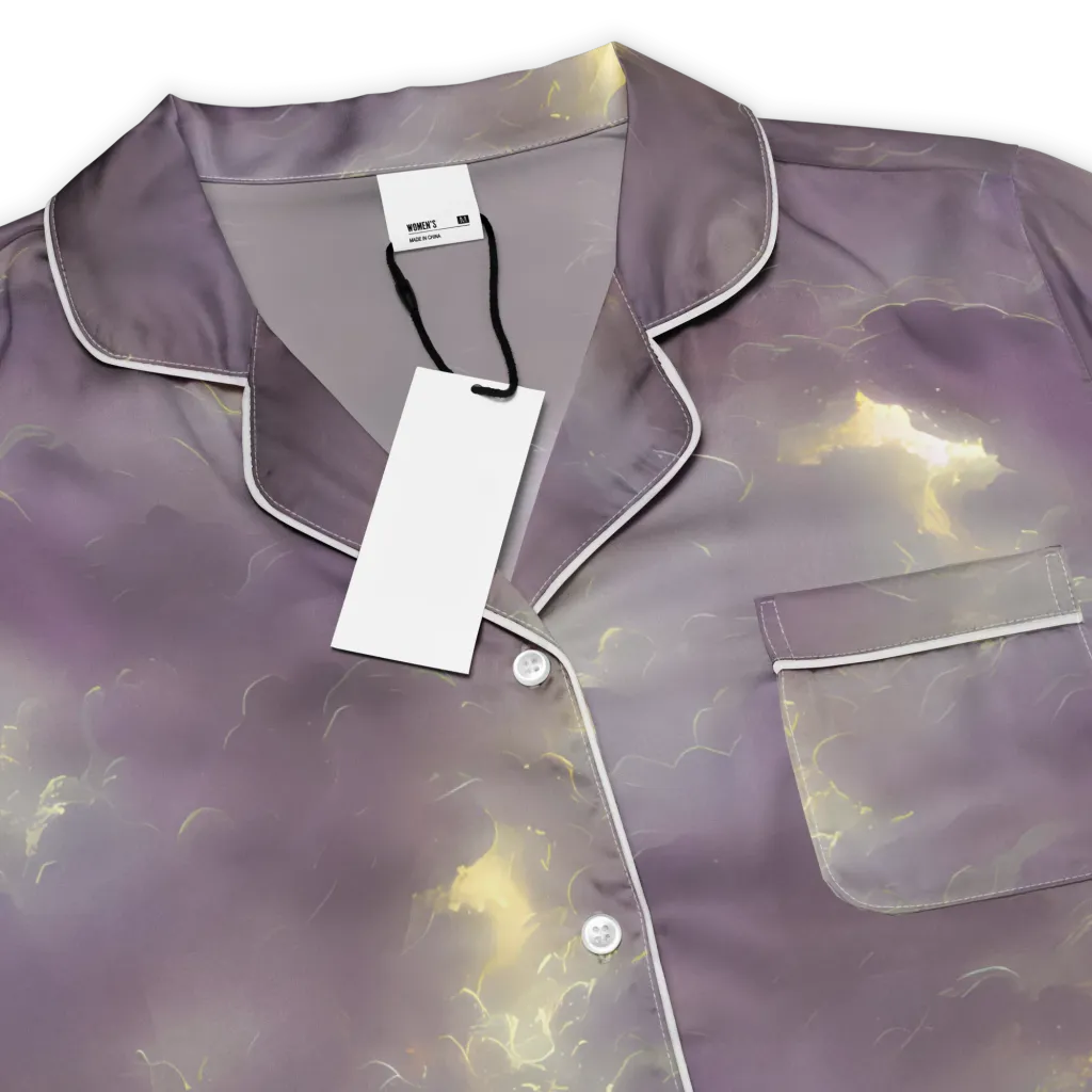 Stormy Muse on Women's Short Sleeve Pajama Top — Product details