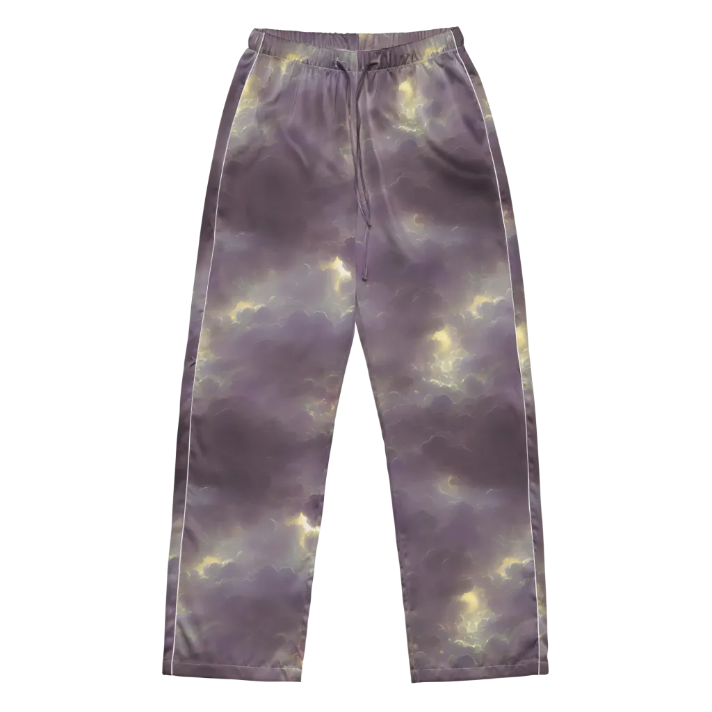 Stormy Muse on Women's Pajama Pants — Front
