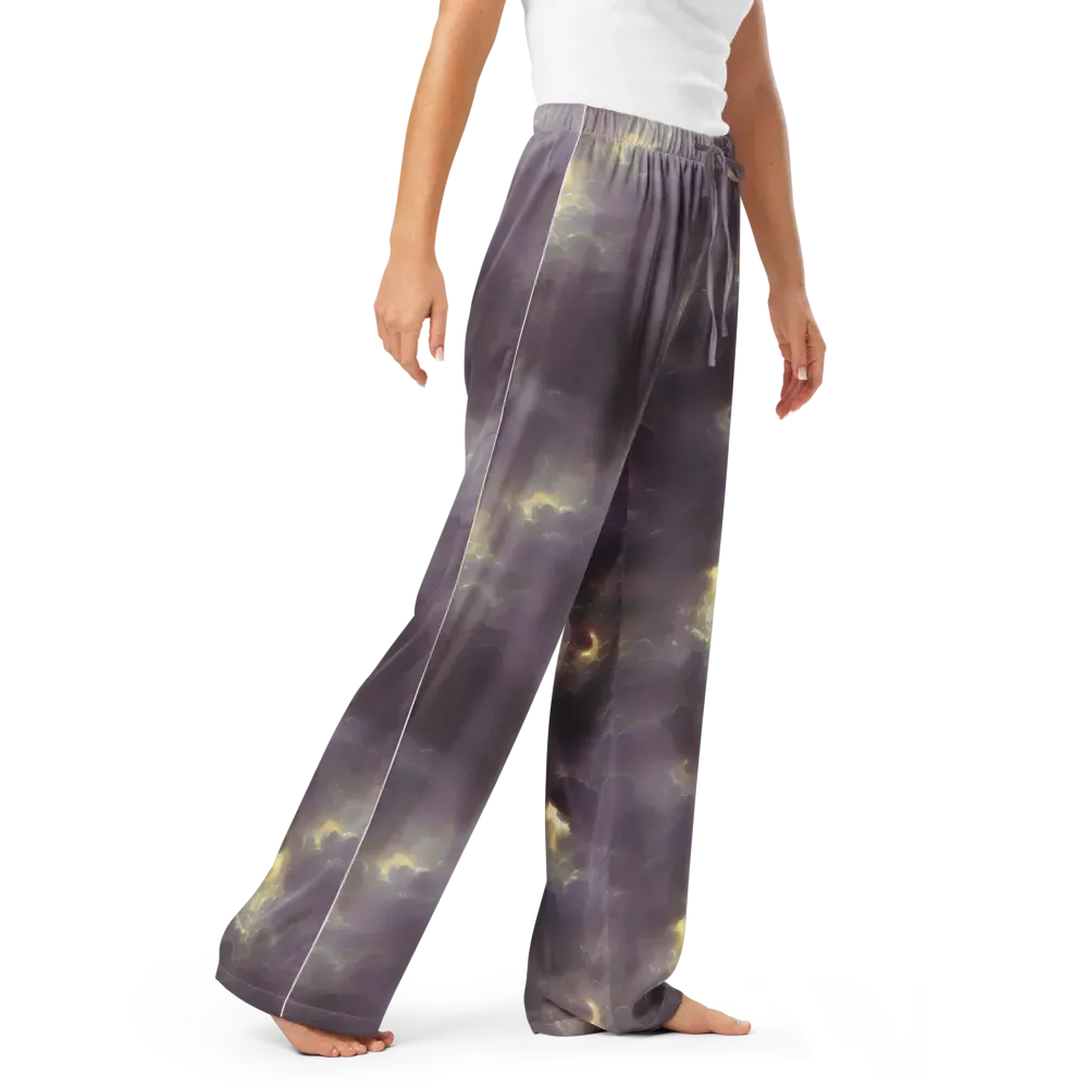 Stormy Muse on Women's Pajama Pants — Right Front