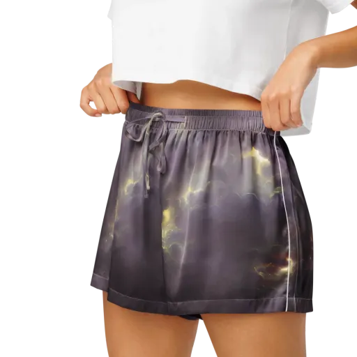 Stormy Muse on a Women's Pajama Shorts