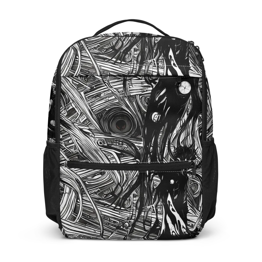 Mesmeric Tangles on Utility Backpack — Front