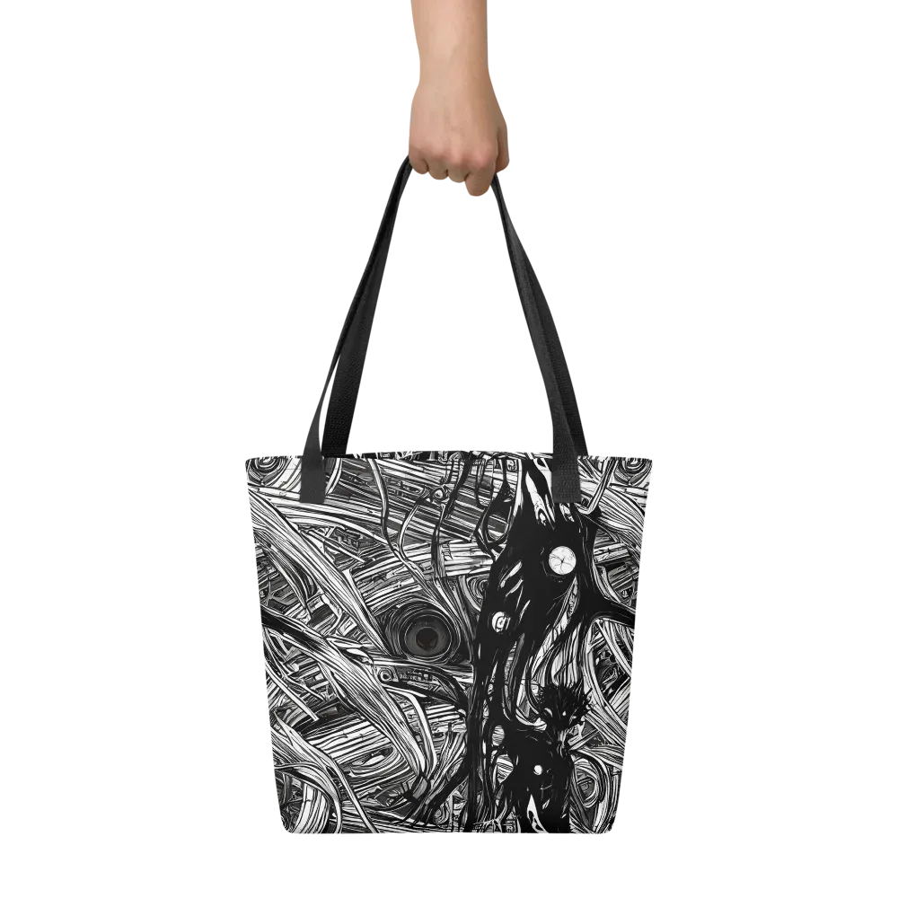 Mesmeric Tangles on Tote Bag — Front