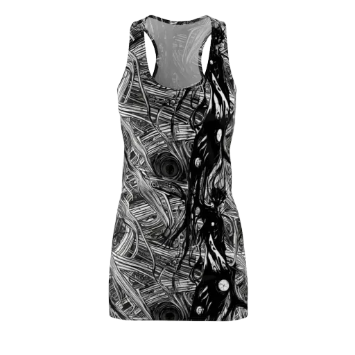 Mesmeric Tangles on a Racerback Dress