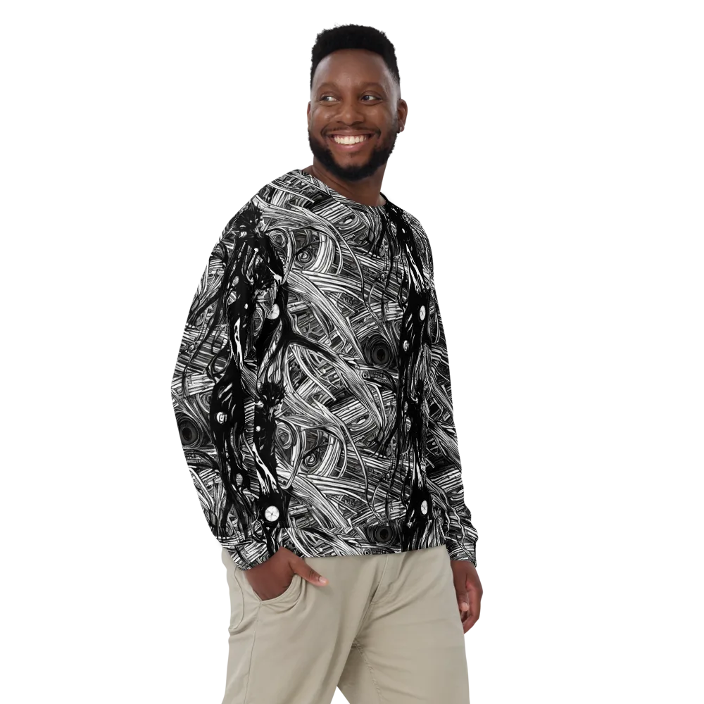 Mesmeric Tangles on Sweatshirt — Front