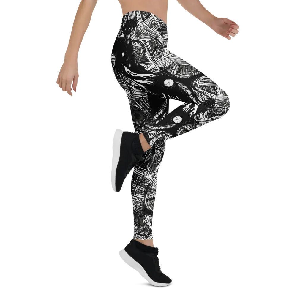 Mesmeric Tangles on Leggings — Right