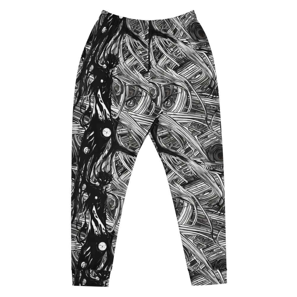 Mesmeric Tangles on Men's Joggers — Front