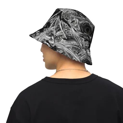 Mesmeric Tangles on a Reversible Bucket Hat