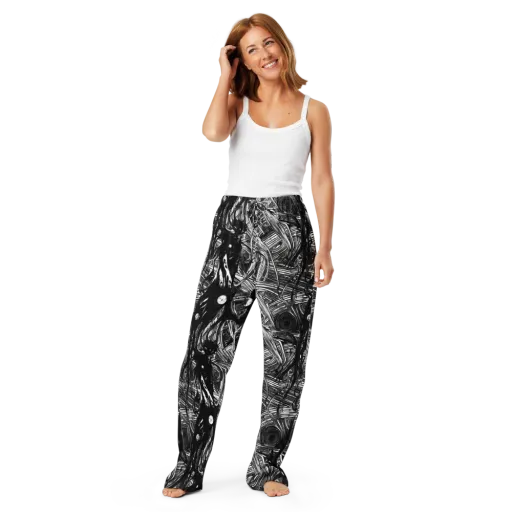 Mesmeric Tangles on a Women's Pajama Pants