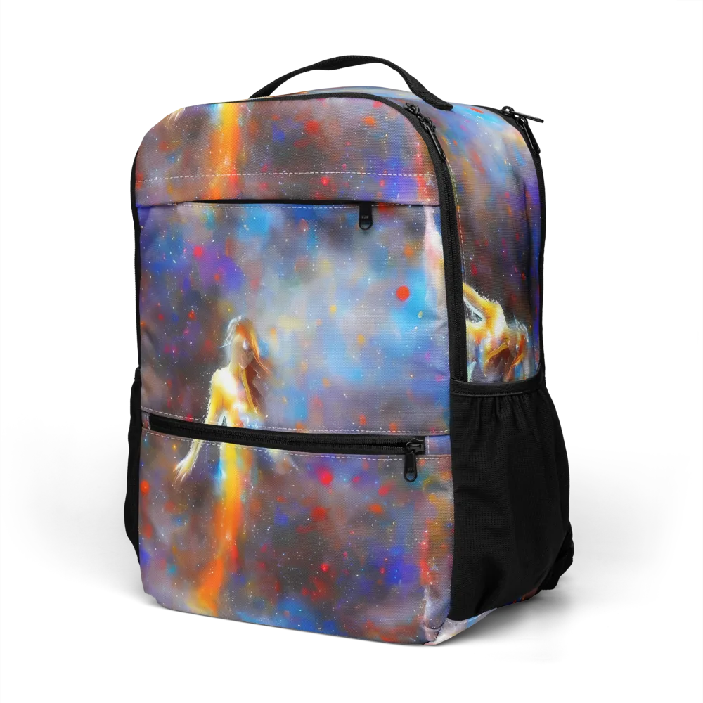 Impressionist Drift on Utility Backpack — Left Front