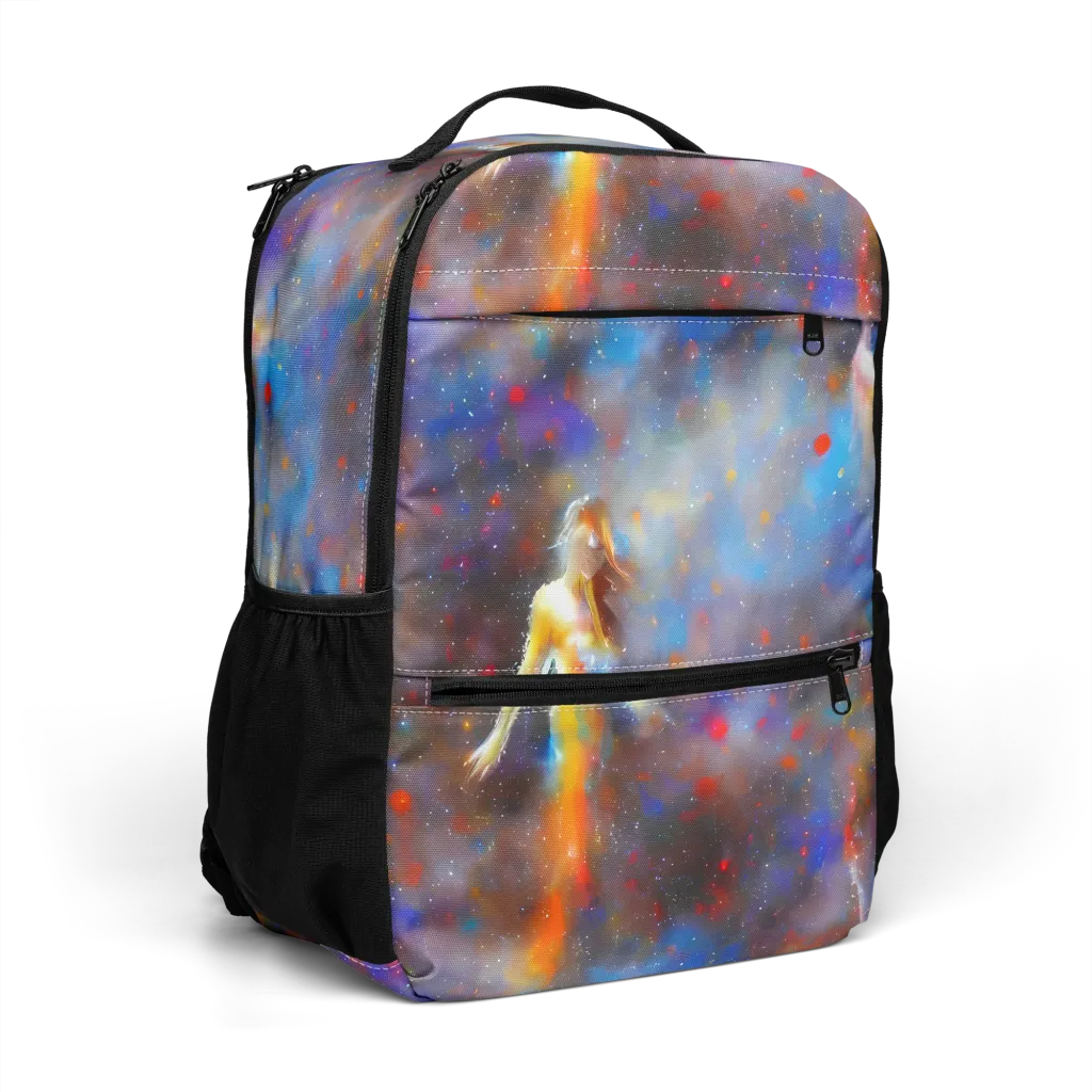 Impressionist Drift on Utility Backpack — Right Front