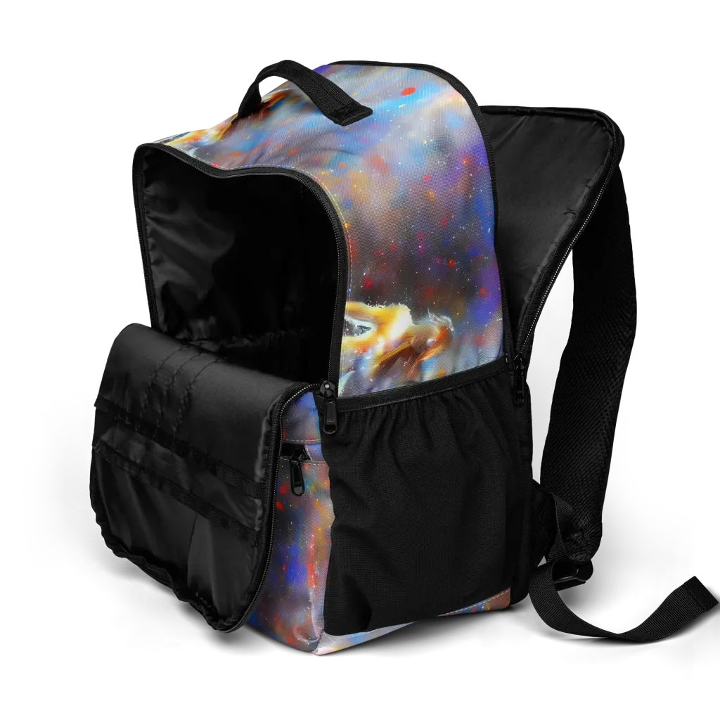 Impressionist Drift on Utility Backpack — Product details 2